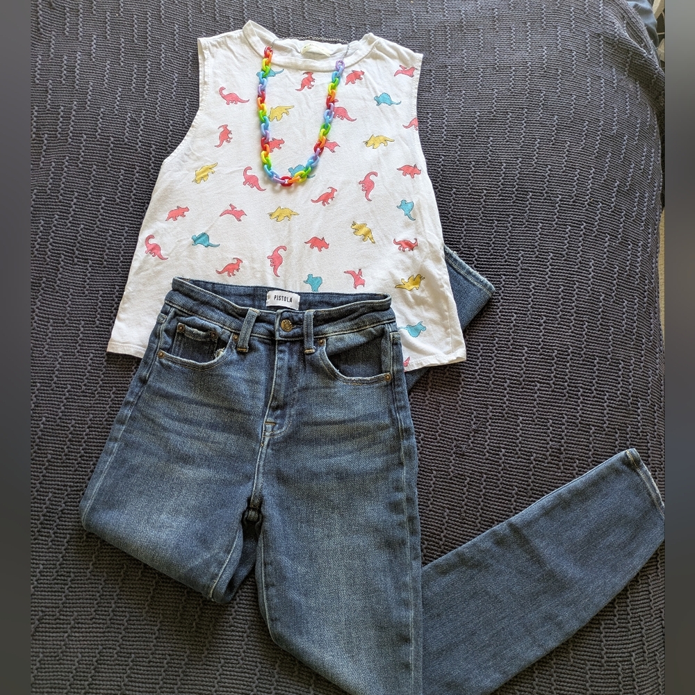 Dinosaur Crop Top S